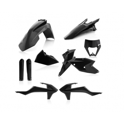 Σετ πλαστικά μοτοσυκλέτας ACERBIS για KTM EXC/EXC-F 17-19 Black